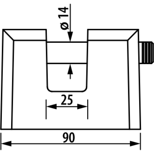 Замок навесной ВС2-3А, Чебоксары, 1/20