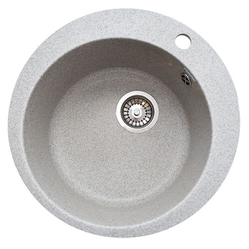 Мойка каменная GranAlliance G-11 Ø 49,5, серый, 1/1