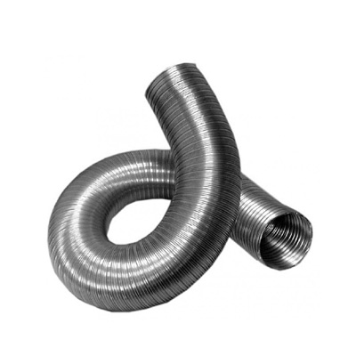 Воздуховод стальной нерж. Компакт 100, 1,5метр, 1/1