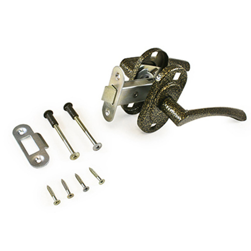 Ручка защелка ОМЕГА ЗЩ2-03, бронза, 1/15