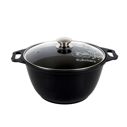 Кастрюля 3. 0 л, со стеклянной крышкой, к31а KUKMARA, 1/3