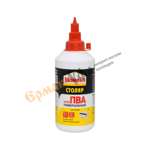 Клей столярный 750г универсальный Момент-Столяр ПВА, БЕЛЫЙ, 1960504, 1/9
