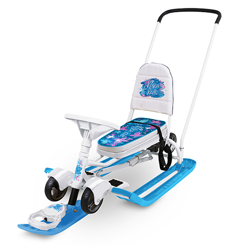 Снегокат Тимка СПОРТ 6 ТС6/БТ, с бабочками на темном, 1/1