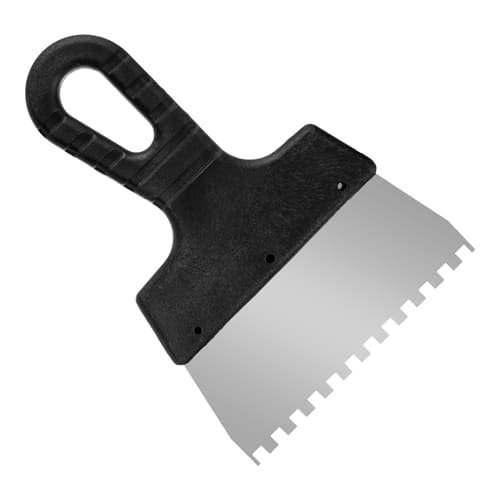 Шпатель фасадный нерж. 150мм зубч 6мм, 1/100