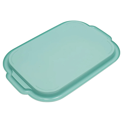 Поднос пластм прямоугольный 33х49см большой, фисташковый, 1/55