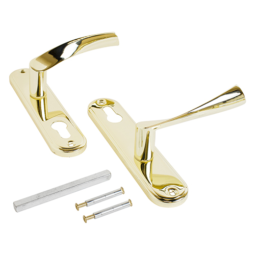 Замок врезной ЗВ4-70. 23 ОМЕГА, золото, 1/10