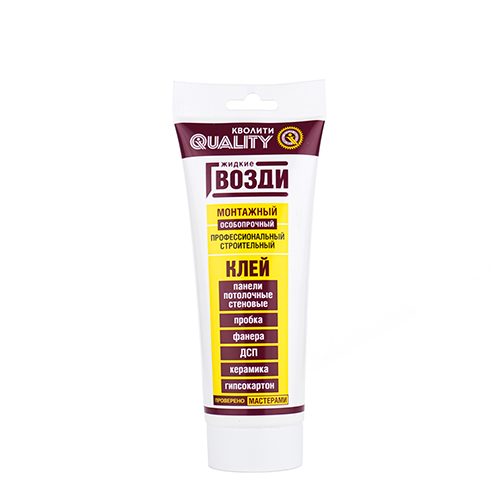 Клей жидкие гвозди для панелей 200мл Quality туба, 1/12