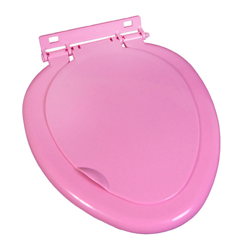 Сиденье для унитаза пластм. , овал розовый, 1/20