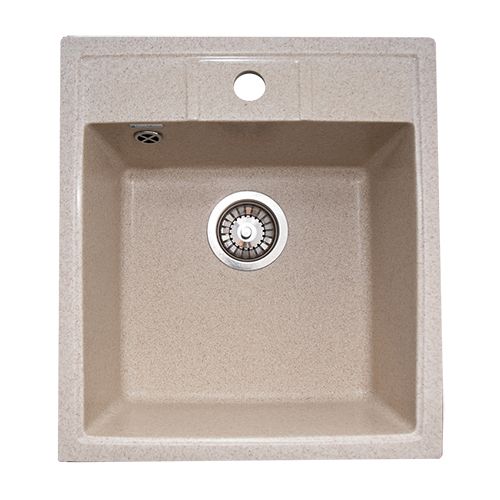 Мойка каменная GranAlliance G-20 44х50см, бежевый, 1/1