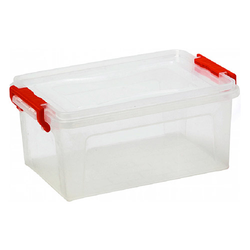 Контейнер для хранения 25 л 484х320х240 мм прямоугольный, прозрачный, 1/15