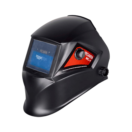 Маска сварочная с автозатемнением МС-1с фун. шлифовки РЕСАНТА экран 90х40мм, затем. 9-13 DIN, 1/20