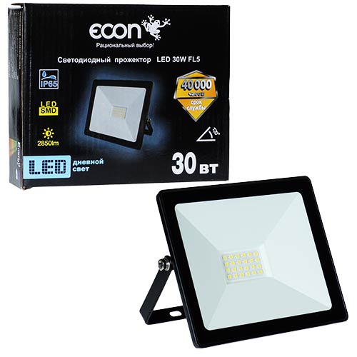 Прожектор светодиодный 30W LED FL5 ECON, 1/20