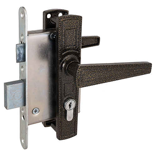 Замок врезной ЗЕНИТ ЗВ4-3. 01, бронза, 1/15