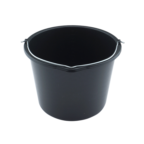 Ведро строительное круглое 16л черное, 5/1