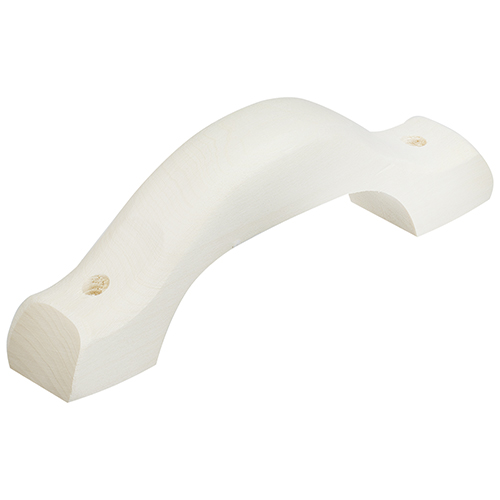 Ручка для бани дверная дерево плоская гладкая, 1/50