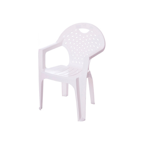 Стул пластмассовый, белый, Альтернатива, М2608, 4/4