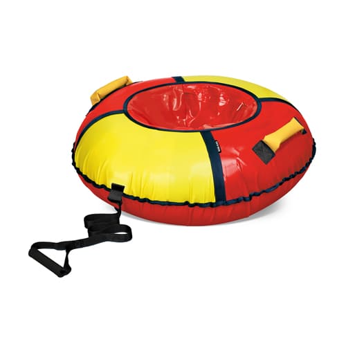 Санки-ватрушки, тюбинг, ТБ1К-110/КЖ2 красный/желтый, НИКА, 1/1