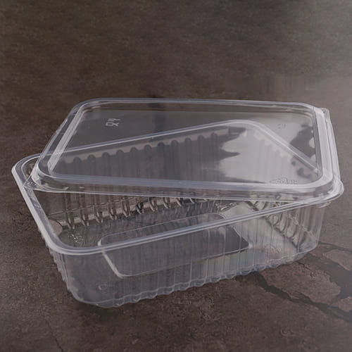 Контейнер с крышкой 750мл прямоугольный, 50/500