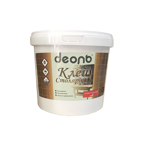 Клей столярный, мебельный, ДЕОЛЬ, 3кг, 1/4