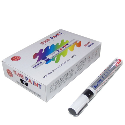 Маркер-краска черный , 12/, 1200/1296