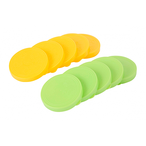 Крышки п/э хоз. ХОЗЯЮШКА -Набор 10шт, цена за 1 набор из 10шт. , Альтернатива, м353, 1/20