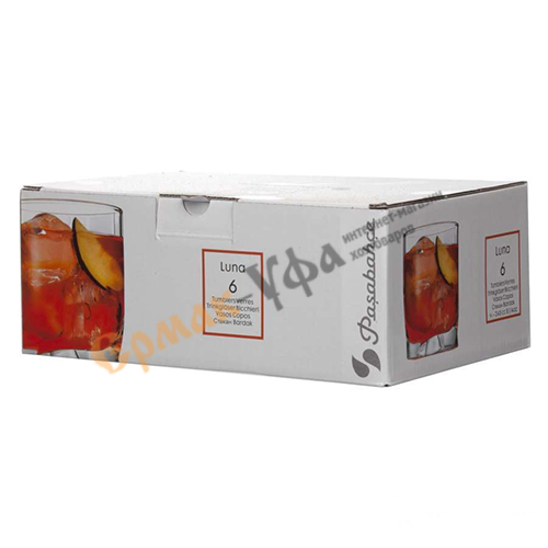 Стакан 240мл ЛУНА 6шт/уп Pasabahce, 42338B, 1/8