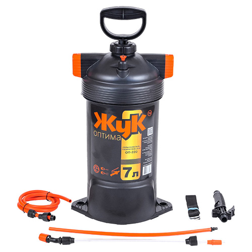 Опрыскиватель 7,0л ЖУК Оптима пневматический, ОП-220, 1/3