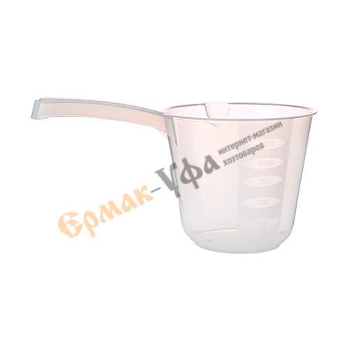 Ковш пластм. 1,5л универсальный, мерный, Альтернатива, м366, 1/20