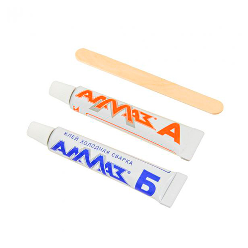 Клей хол. сварка универсальный 20г двухкомпонентный Алмаз-пресс, 1/48